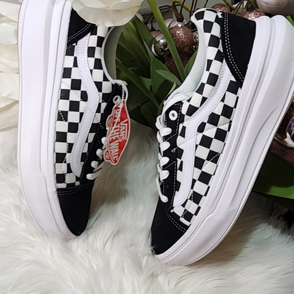 VANS UA OLD SKOOL OVERT CC CHECKERBOARD VN0A7Q5E95Y-95Y Mens10.5